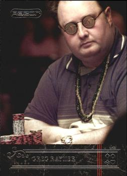 2006 Razor Poker #28 Greg Raymer Front